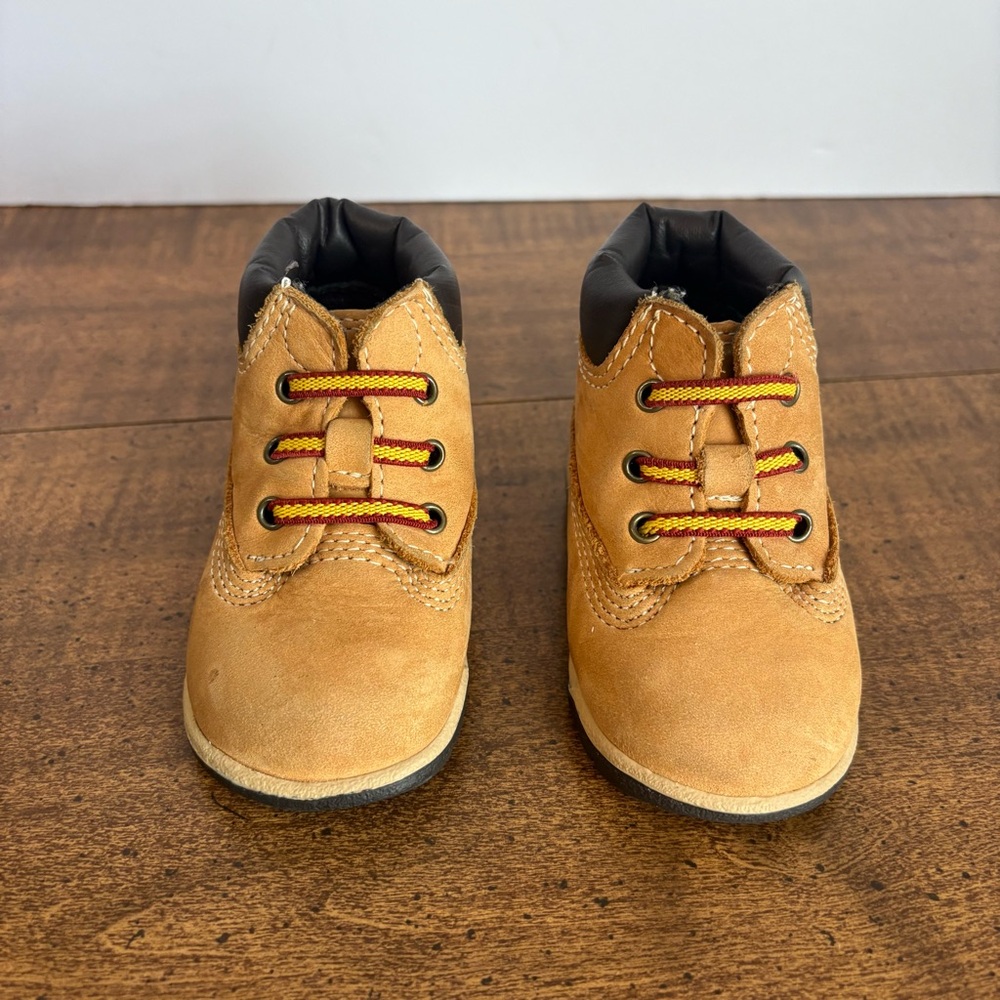TIMBERLAND Baby Toddler Leather Hiking Field BOOTS Size 2